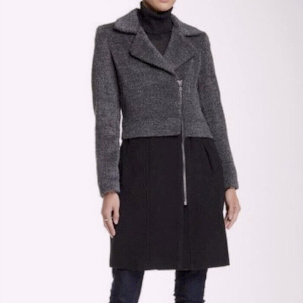 Trina Turk Colorblock Contrast Wool